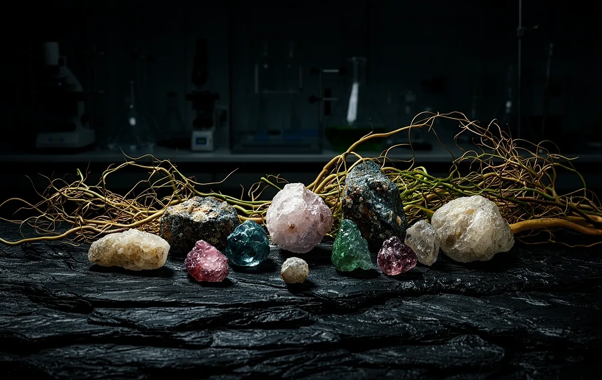 Natural botanical root structure